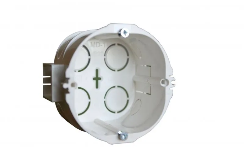 Inbouwdoos enkelvoudig, diepte 47 mm, wit