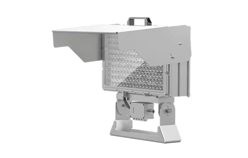 LED schijnwerper hoogvermogen 1200-1500W instelbaar 204.000 lm 5000K, 1-10V dimbaar, 7 jaar garantie, optiek 20°