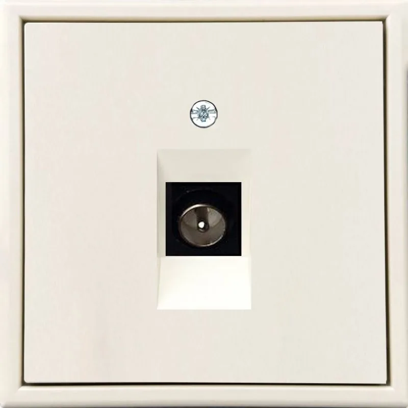 TV-aansluiting F-connector, zand mat