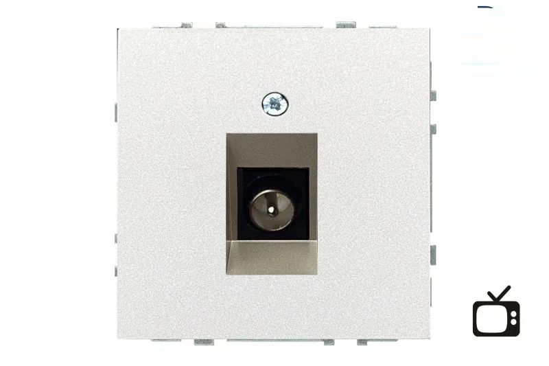 TV-aansluiting F-connector, champagne