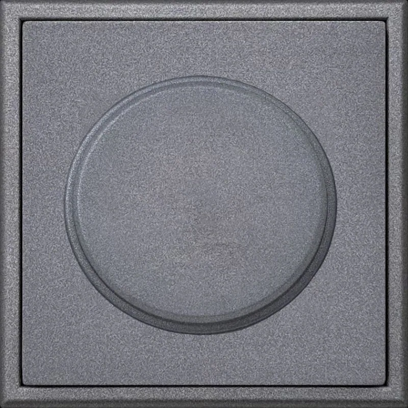 LED-draaidimmer 5-200W, zwart mat