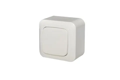 Opbouw enkelpolige schakelaar, wit