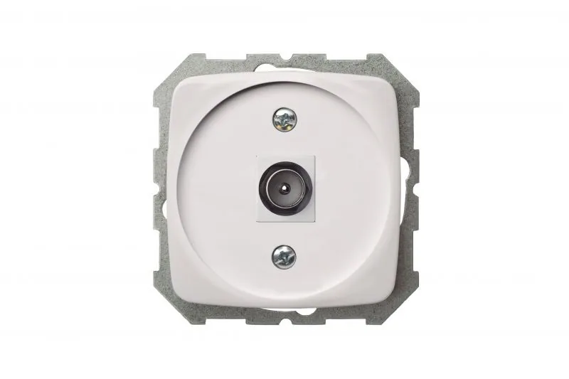 TV-aansluiting F-connector, wit