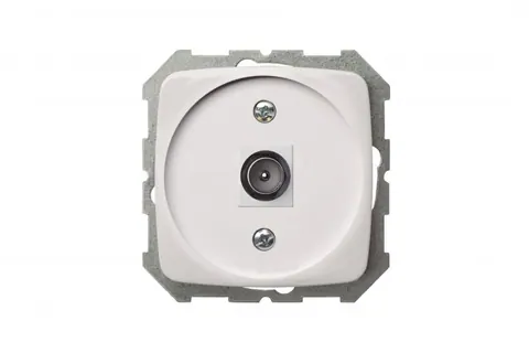 TV-aansluiting F-connector, wit