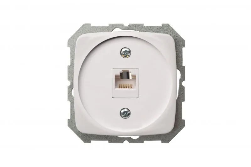 Netwerkaansluiting RJ45 CAT5e, wit