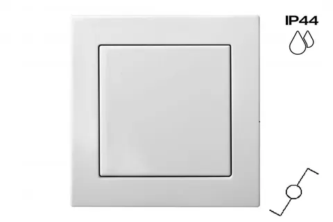 Wisselschakelaar IP44, wit
