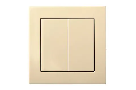 Serieschakelaar (2-voudig) IP44, zand