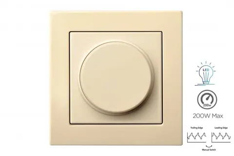LED-drukdimmer 8-105W, zand