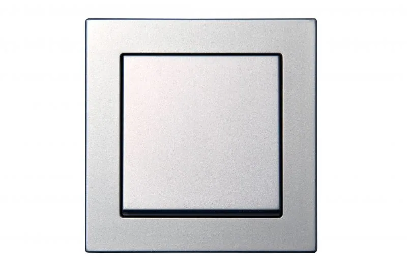 Enkelpolige schakelaar, metallic