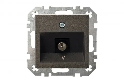 TV-aansluiting F-connector, antraciet
