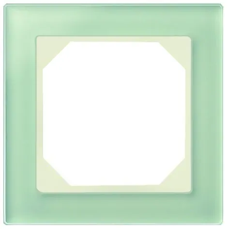 Afdekraam 1-voudig Classic, naturel glas