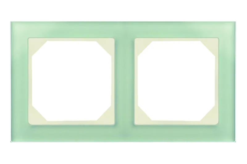 Afdekraam 2-voudig Classic, naturel glas
