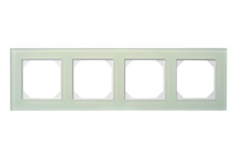 Afdekraam 4-voudig Classic, naturel glas
