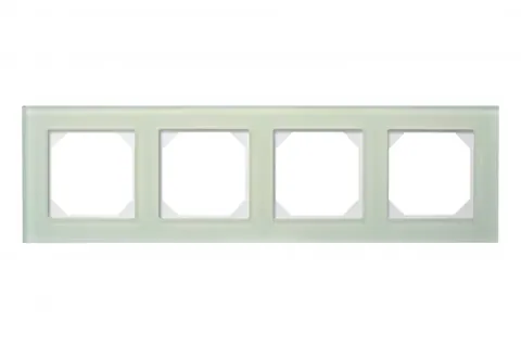 Afdekraam 4-voudig Classic, naturel glas