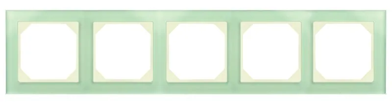 Afdekraam 5-voudig Classic, naturel glas