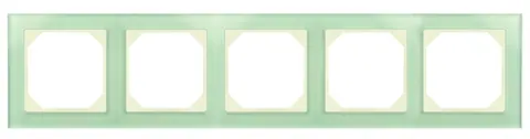 Afdekraam 5-voudig Classic, naturel glas