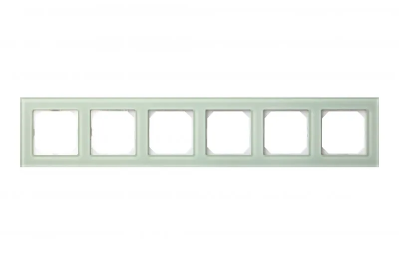 Afdekraam 6-voudig Classic, naturel glas