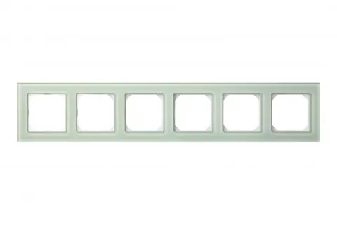Afdekraam 6-voudig Classic, naturel glas