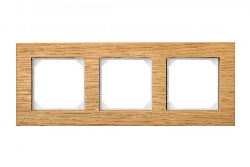 Afdekraam 3-voudig Classic, eiken