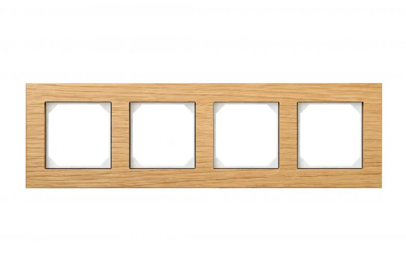 Afdekraam 4-voudig Classic, eiken