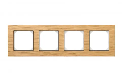 Afdekraam 4-voudig Classic, eiken