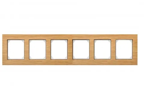 Afdekraam 6-voudig Classic, eiken