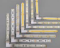 Hoekconnector L met draad 12mm 5-polig (verticaal)