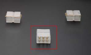 Koppelstuk 230V-strip 3-polig (dual white)