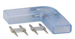 Hoekkoppelstuk L 230V-strip 2-polig