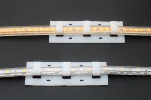 Montagebeugel recht 230V-strip (t/m 18mm)