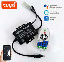 WiFi-dimcontroller Tuya 1CH + RF (1500W)