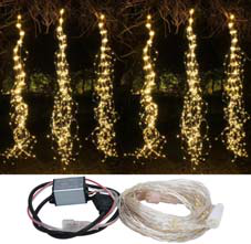 LED-boomverlichting 2m 10 strengen warmwit (200 LED's)