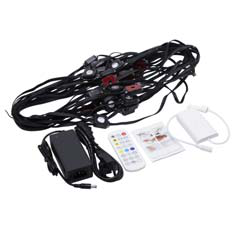 Gevellichtsnoer smart 30m 60 LED's RGB-IC
