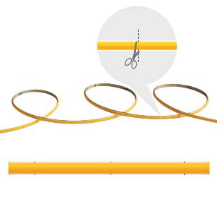COB LED-strip 384 leds/m 10W/m 24V — 15 m zonder spanningsval