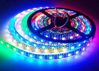 Adresseerbare LED-strip WS2811 RGB 60 leds/m 12/24V