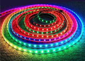 Adresseerbare LED-strip WS2815 RGB 144 leds/m 12V — rol 2 m