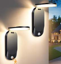 Solar tuinlamp 1,4W met PIR-sensor