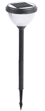 Solar pollerarmatuur 2W met grondspies 70cm
