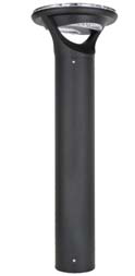 Solar pollerarmatuur 8,5W IK10 100cm