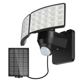 Solar wandlamp 12W met PIR-sensor 270°