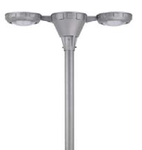Solar lantaarnpaal-armatuur 20W voor mast Ø76
