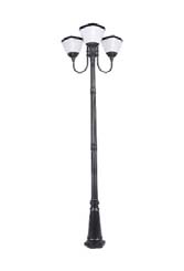 Solar lantaarnpaal 3×5W trio 260cm