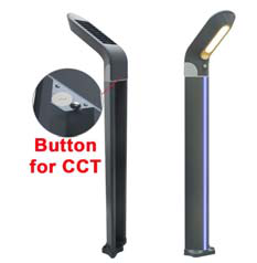 Solar pollerlamp 2,5W 3-CCT 800mm