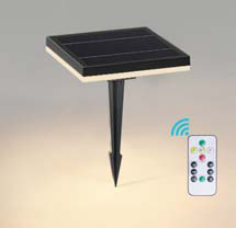 Solar pollerlamp 5W 2-CCT 260mm