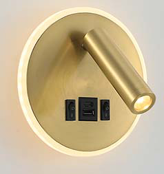 Bedlamp 3W met zwanenhals 200mm