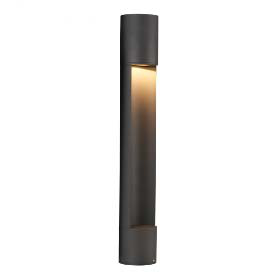 Pollerarmatuur 7W 600mm zwart — voet 110×110