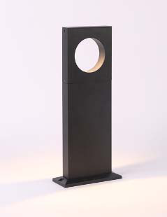 Pollerarmatuur 10W 400mm zwart/grijs