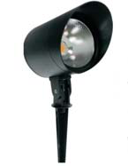 Tuinspot COB 7W Ø65 mm lange kap — montagevoet