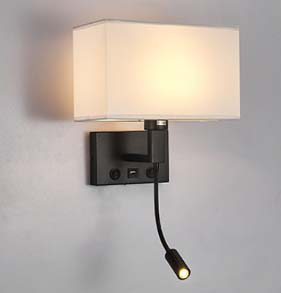 Decoratieve wandlamp 8W hoog model