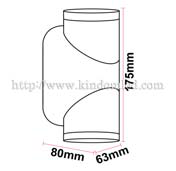Wandspot 5W kantelbare kop 90°
